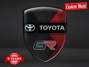 Toyota Decalcomanie Auto su Misura Pregiati Regolabili Design